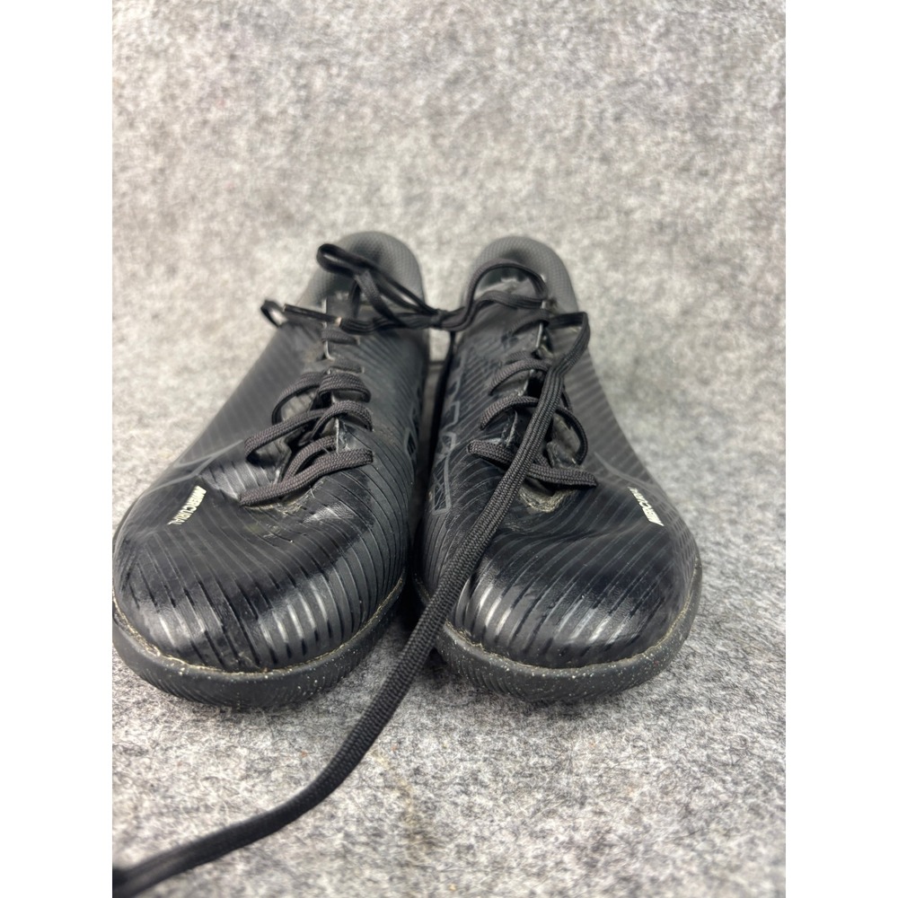 Nike Mercurial Soccer Shoes Kids Size 4Y Black Indoor Court Athletic Sneakers - Picture 2 of 7